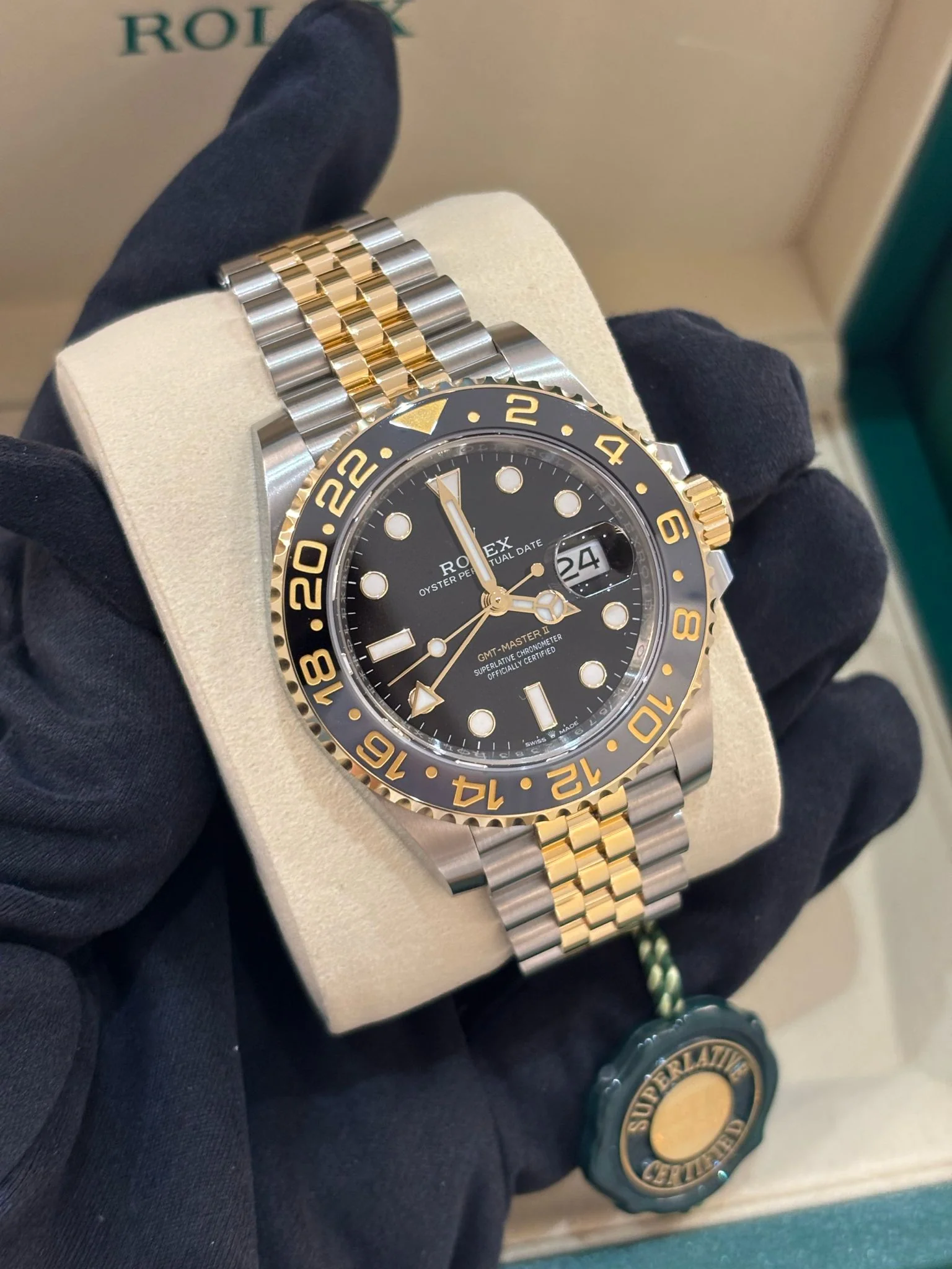 Rolex GMT-Master II 40MM 126713GRNRJubilee 2025 - Image 3