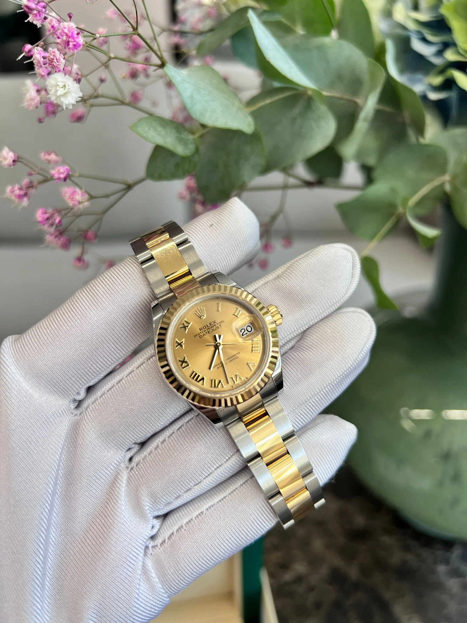 Rolex Lady‑Datejust 28 279173 Champagne Roman Oyster 2026 - Image 5