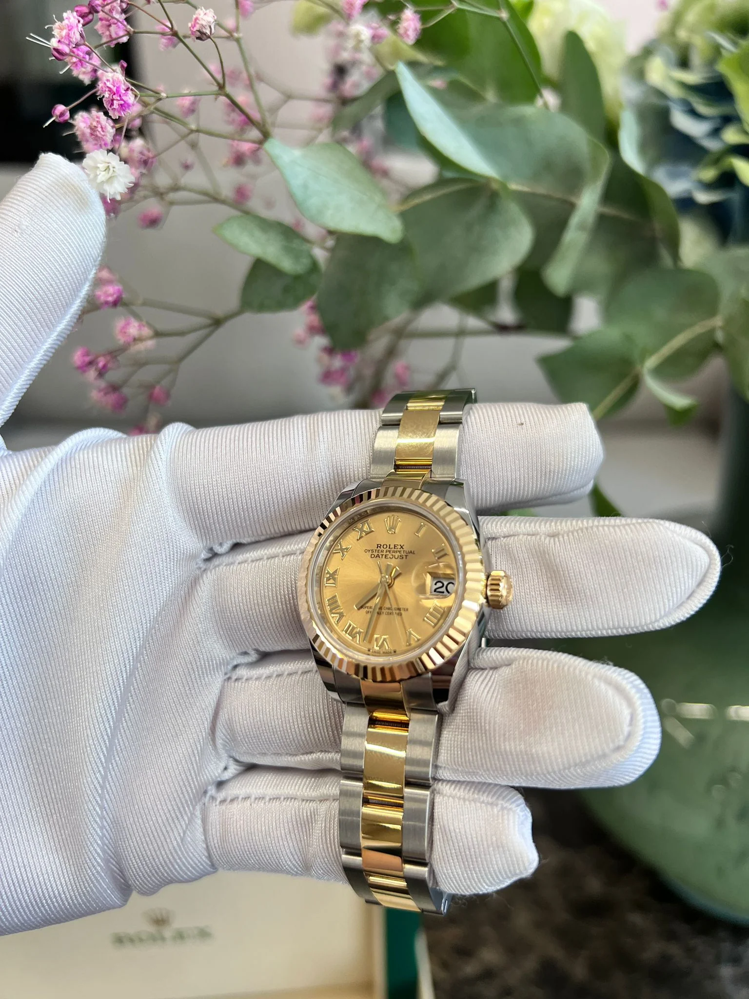 Rolex Lady‑Datejust 28 279173 Champagne Roman Oyster 2026 - Image 6