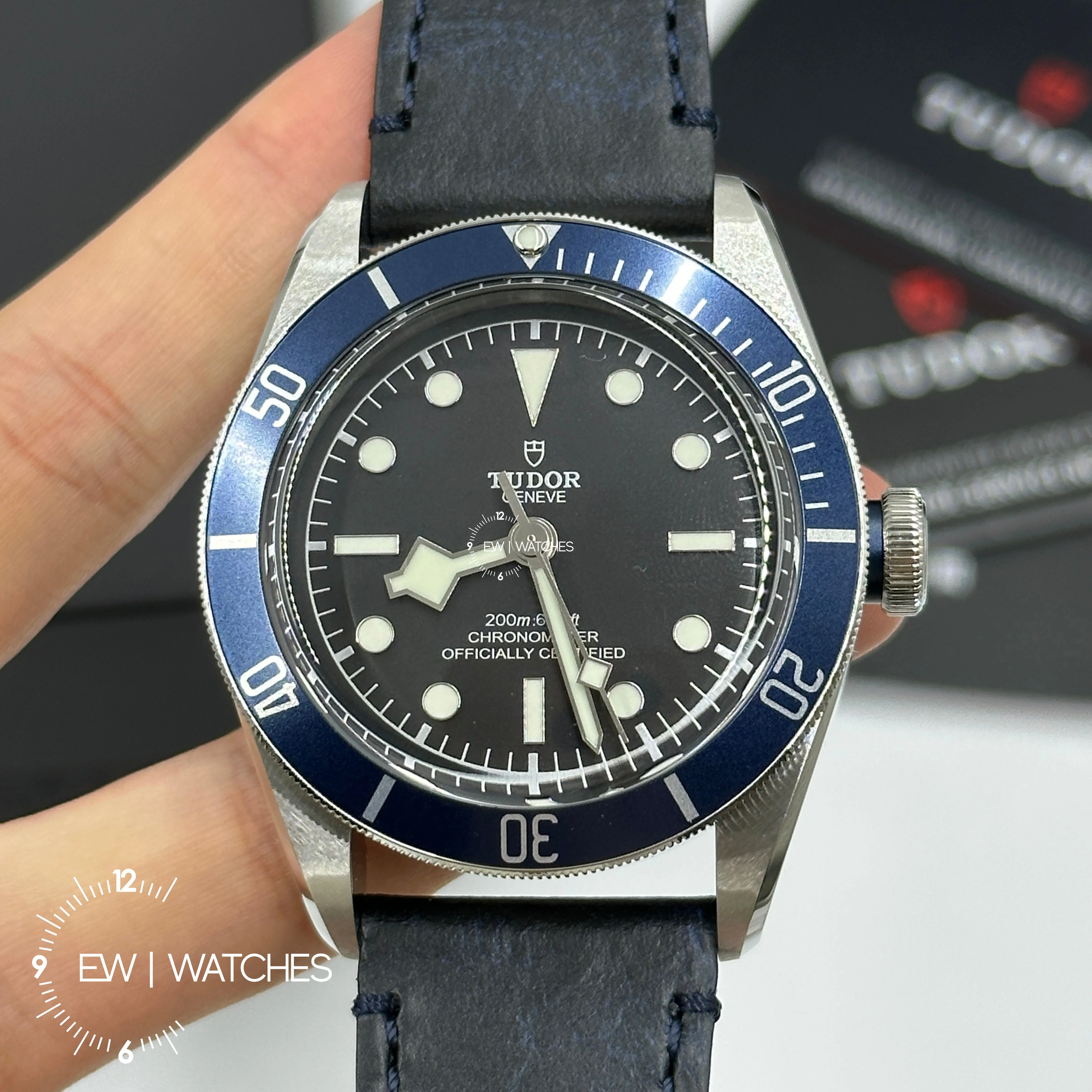 Tudor Black Bay 41mm 79230B-0007 Blue Leather 2024 - Image 10