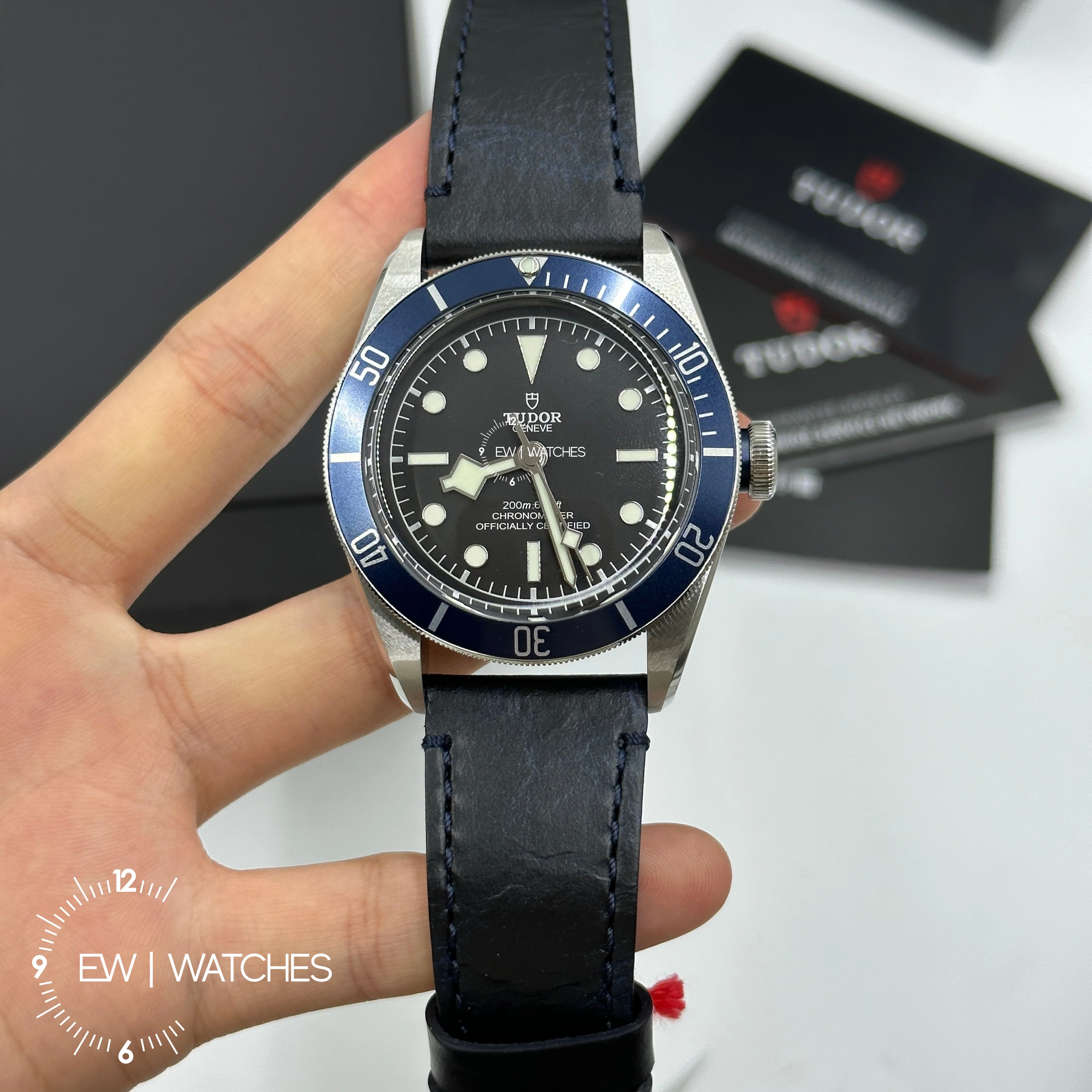 Tudor Black Bay 41mm 79230B-0007 Blue Leather 2024 - Image 14