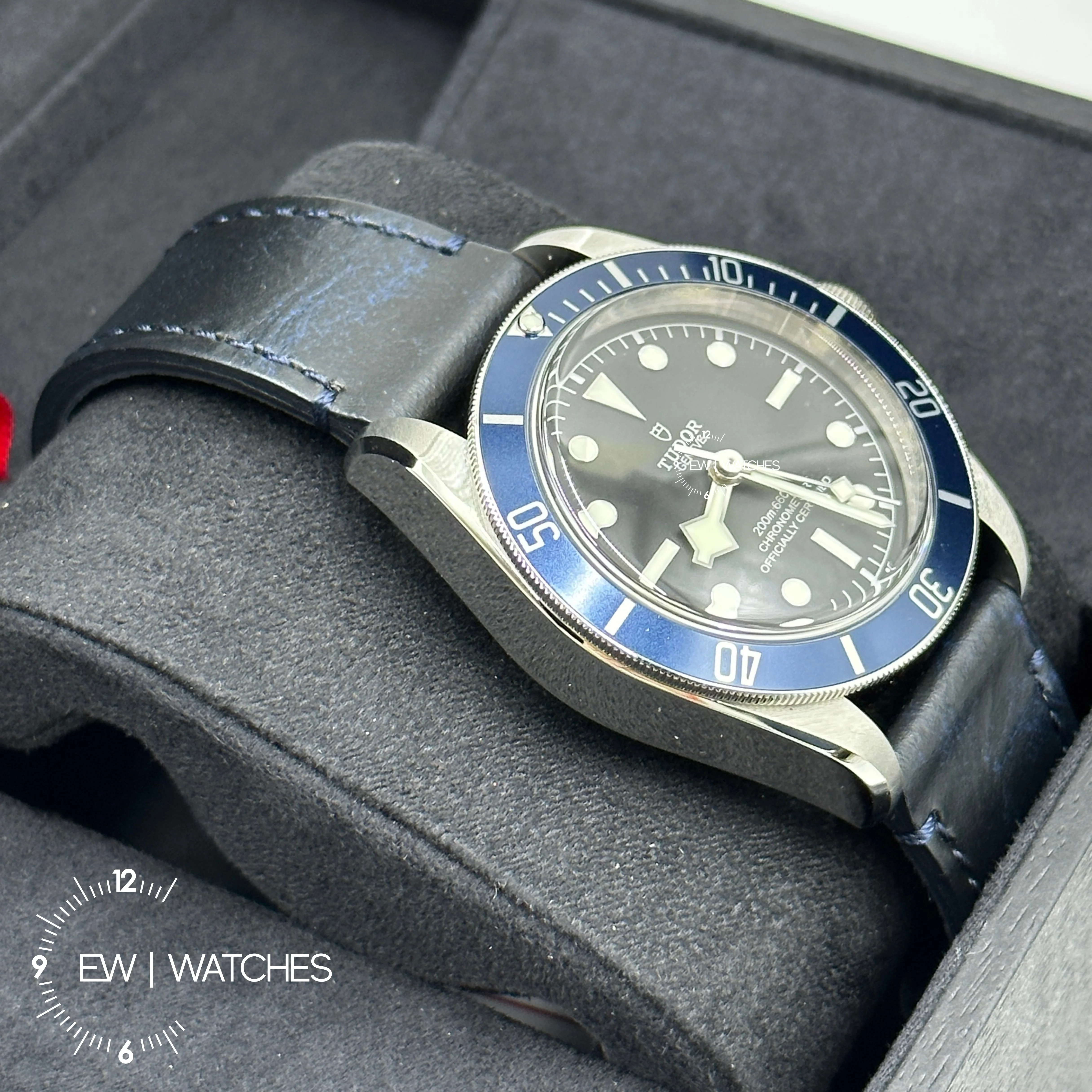 Tudor Black Bay 41mm 79230B-0007 Blue Leather 2024 - Image 4
