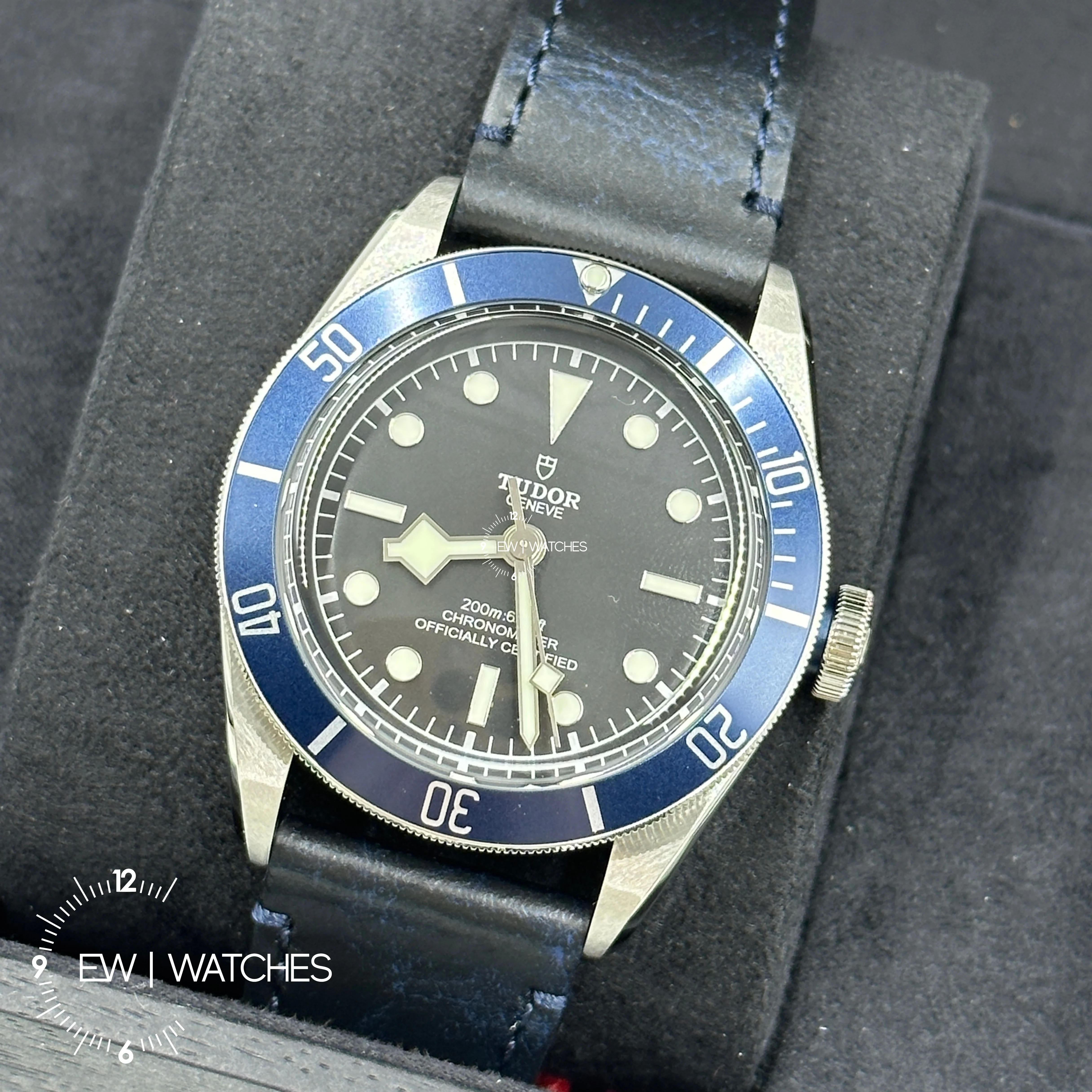 Tudor Black Bay 41mm 79230B-0007 Blue Leather 2024 - Image 5