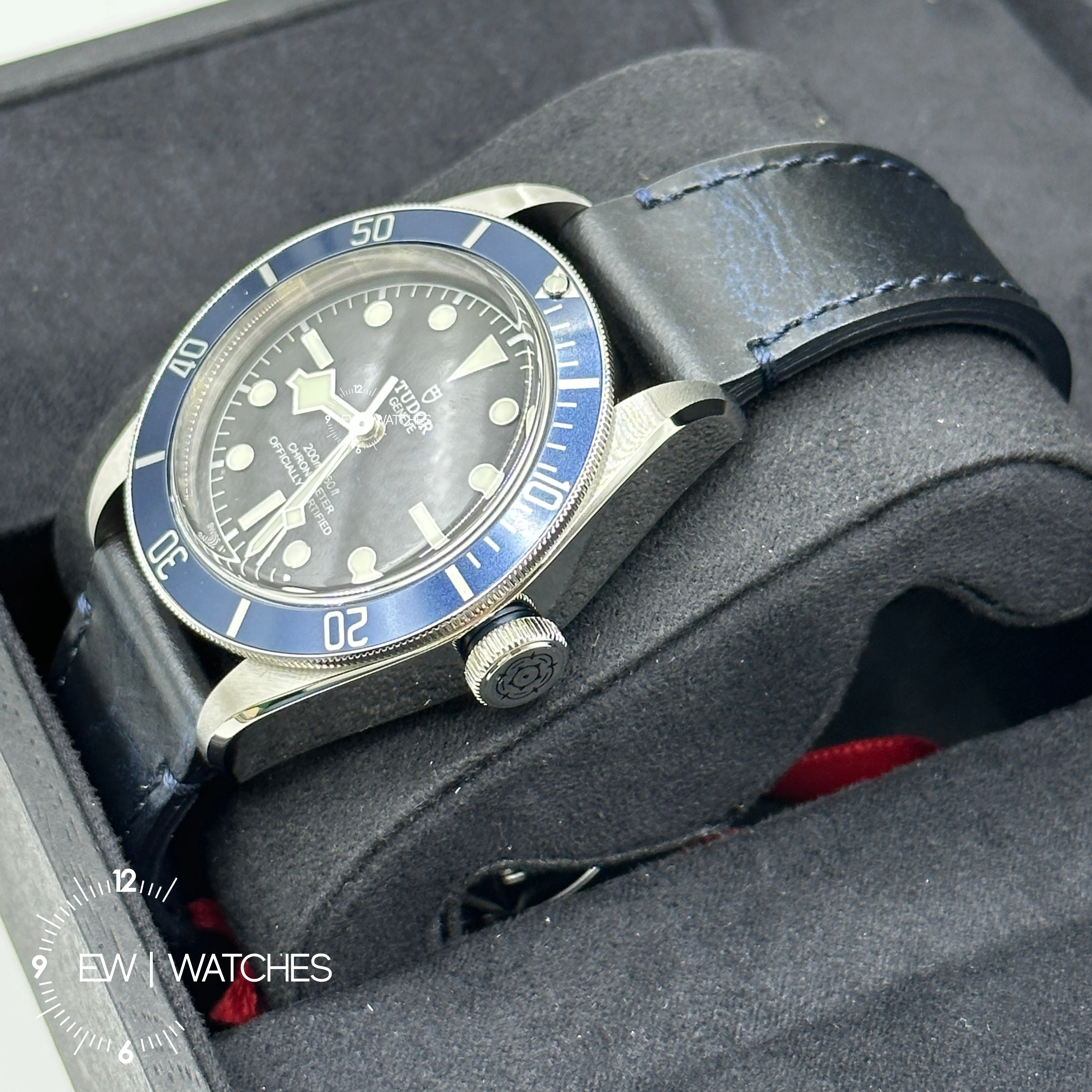 Tudor Black Bay 41mm 79230B-0007 Blue Leather 2024 - Image 6