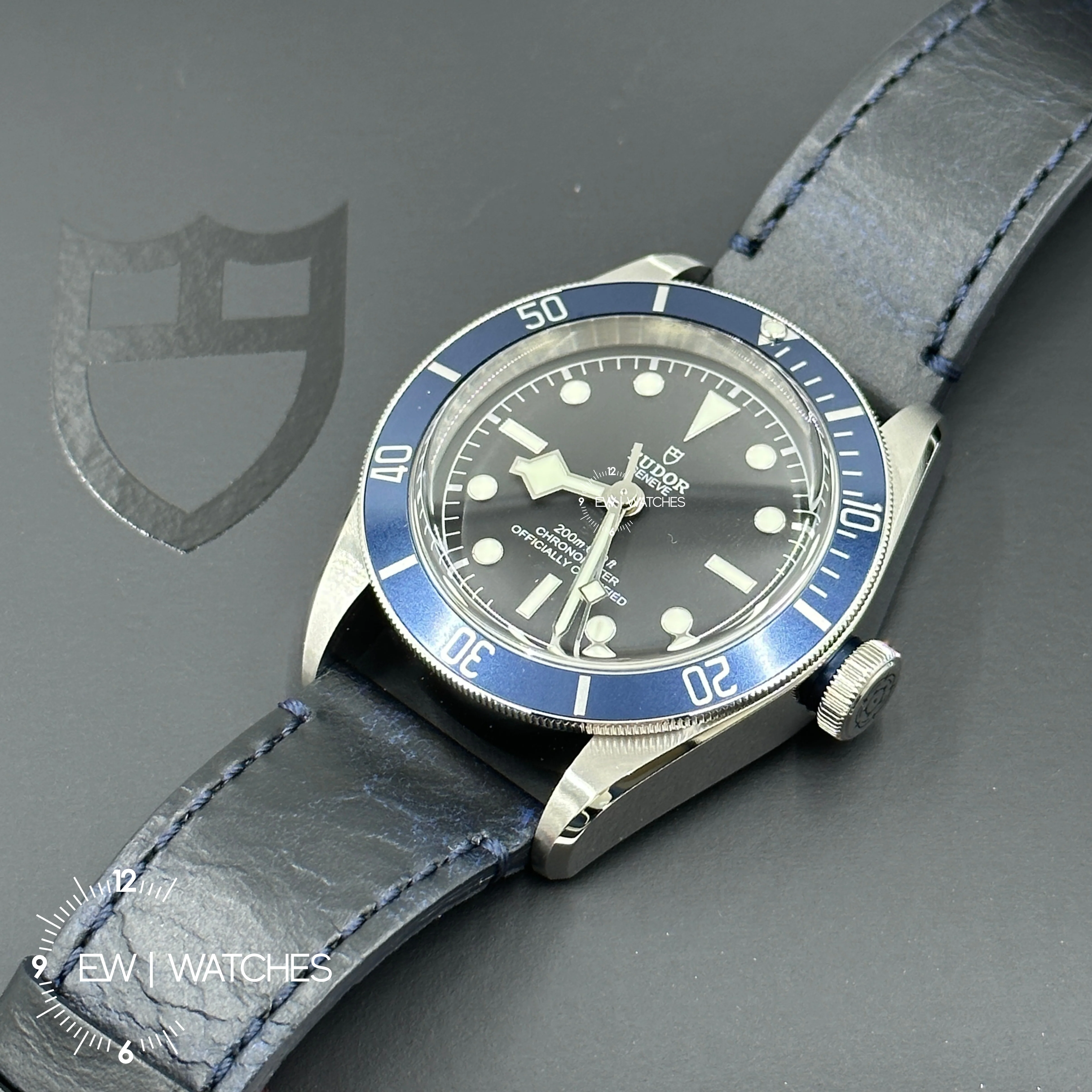 Tudor Black Bay 41mm 79230B-0007 Blue Leather 2024 - Image 8