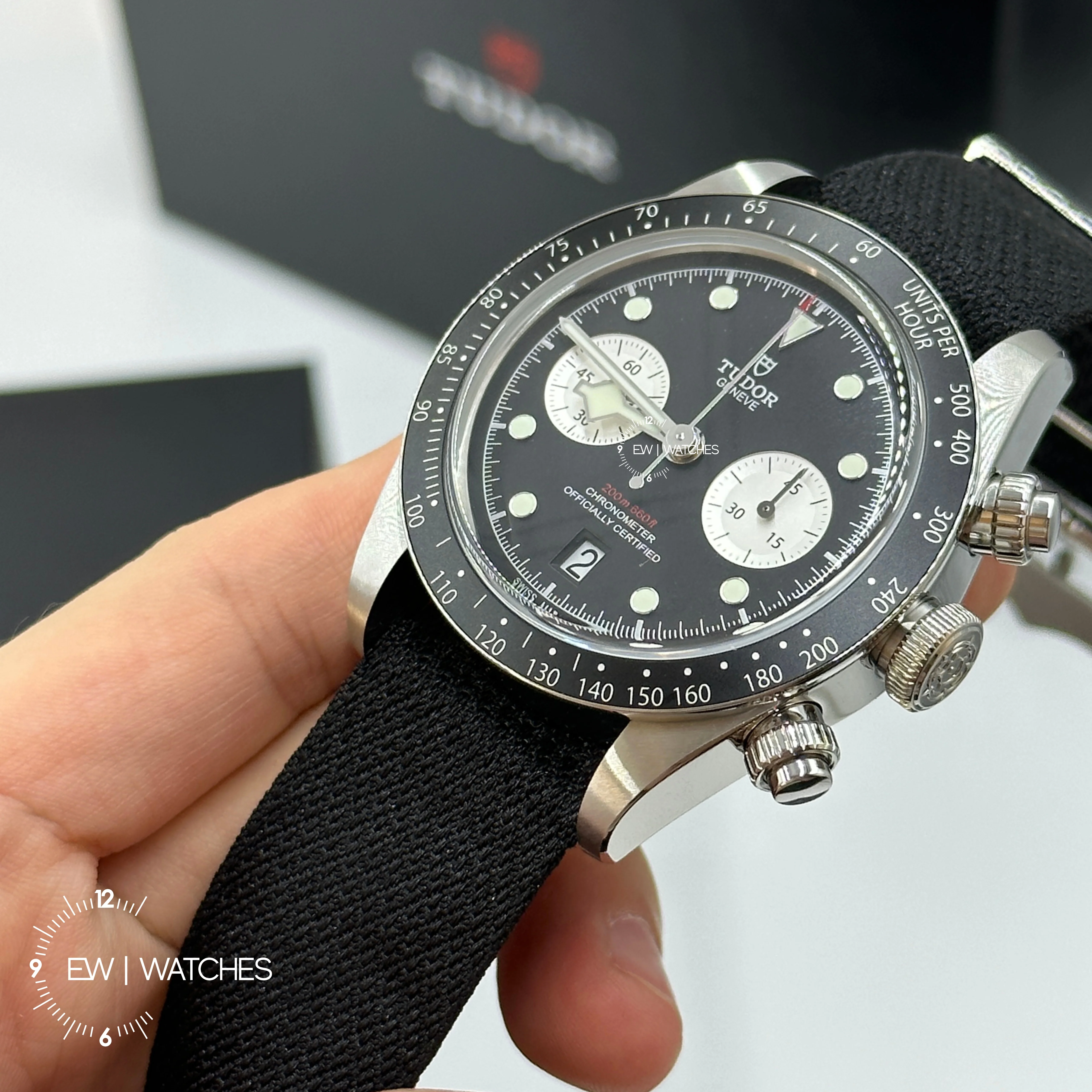 Tudor Black Bay Chrono 41mm 79360N-0007 Black Woven 2023 - Image 11