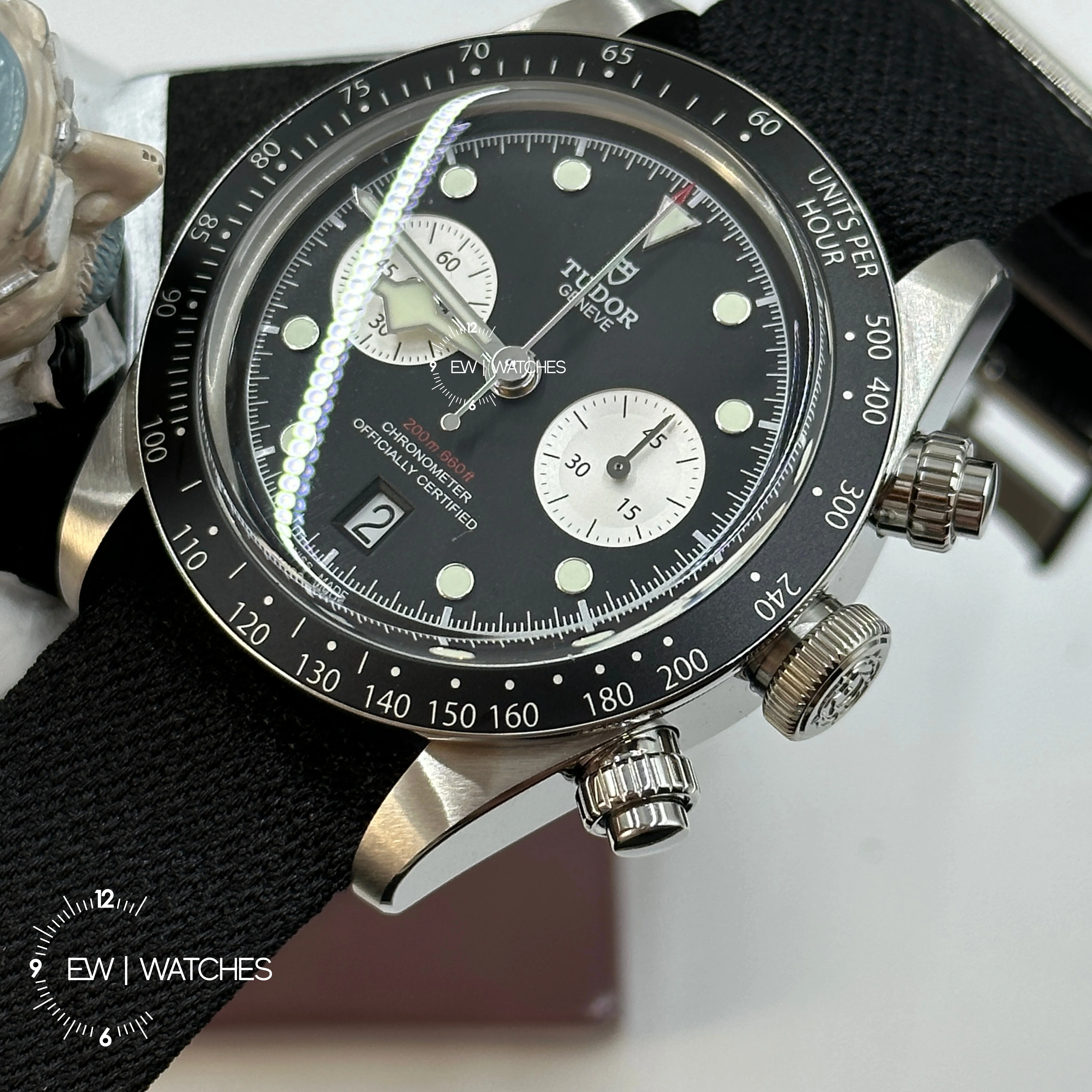 Tudor Black Bay Chrono 41mm 79360N-0007 Black Woven 2023 - Image 4
