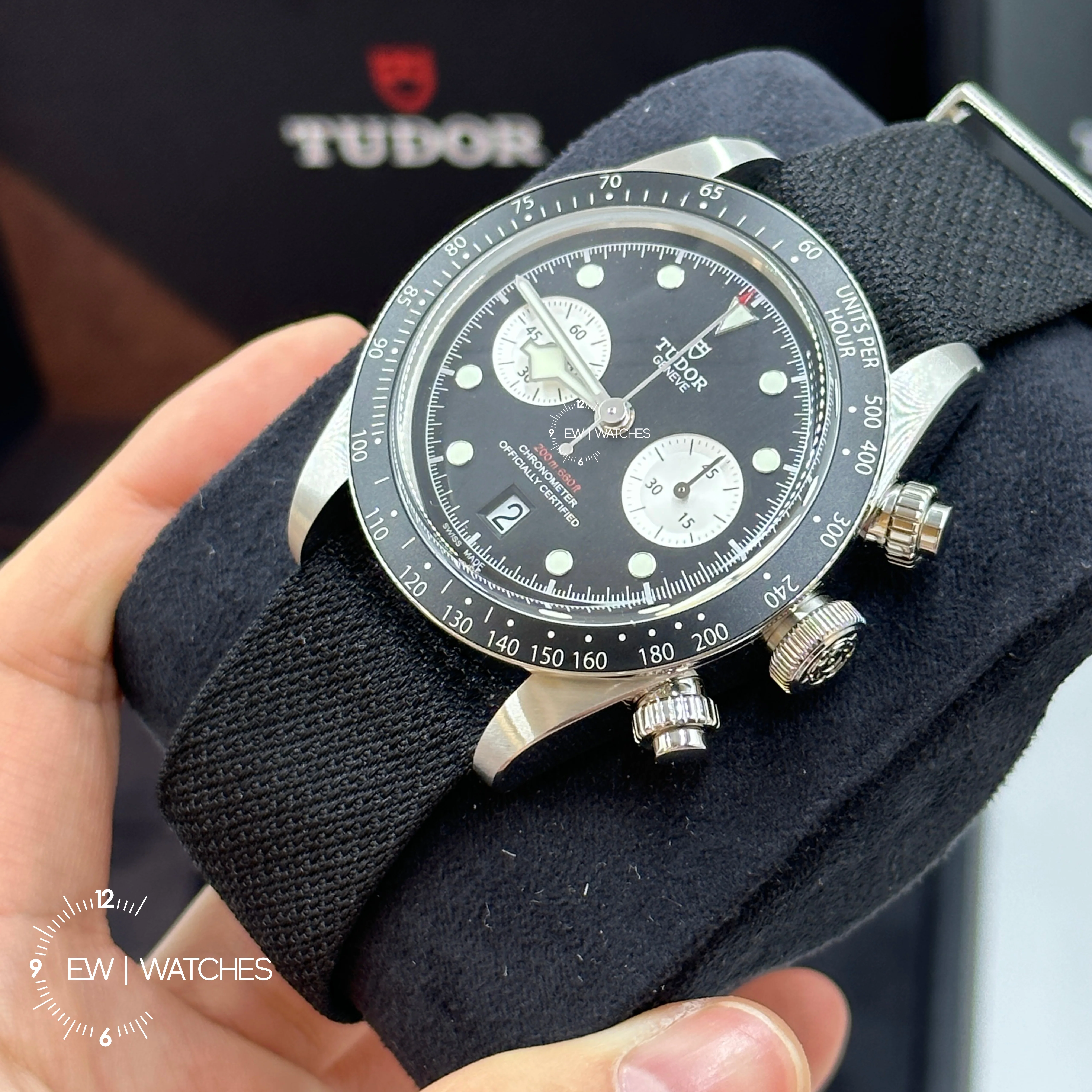 Tudor Black Bay Chrono 41mm 79360N-0007 Black Woven 2023 - Image 5