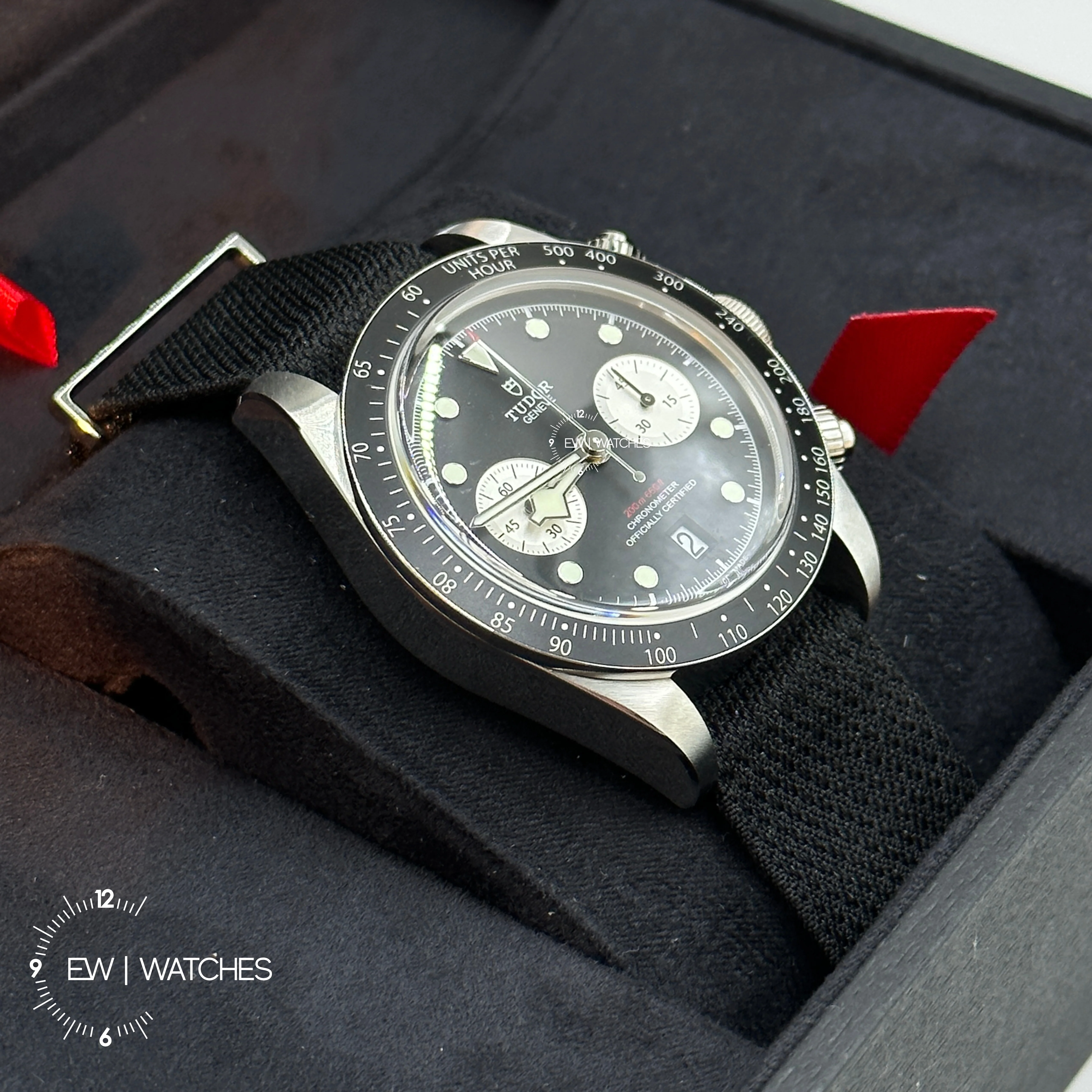 Tudor Black Bay Chrono 41mm 79360N-0007 Black Woven 2023 - Image 6