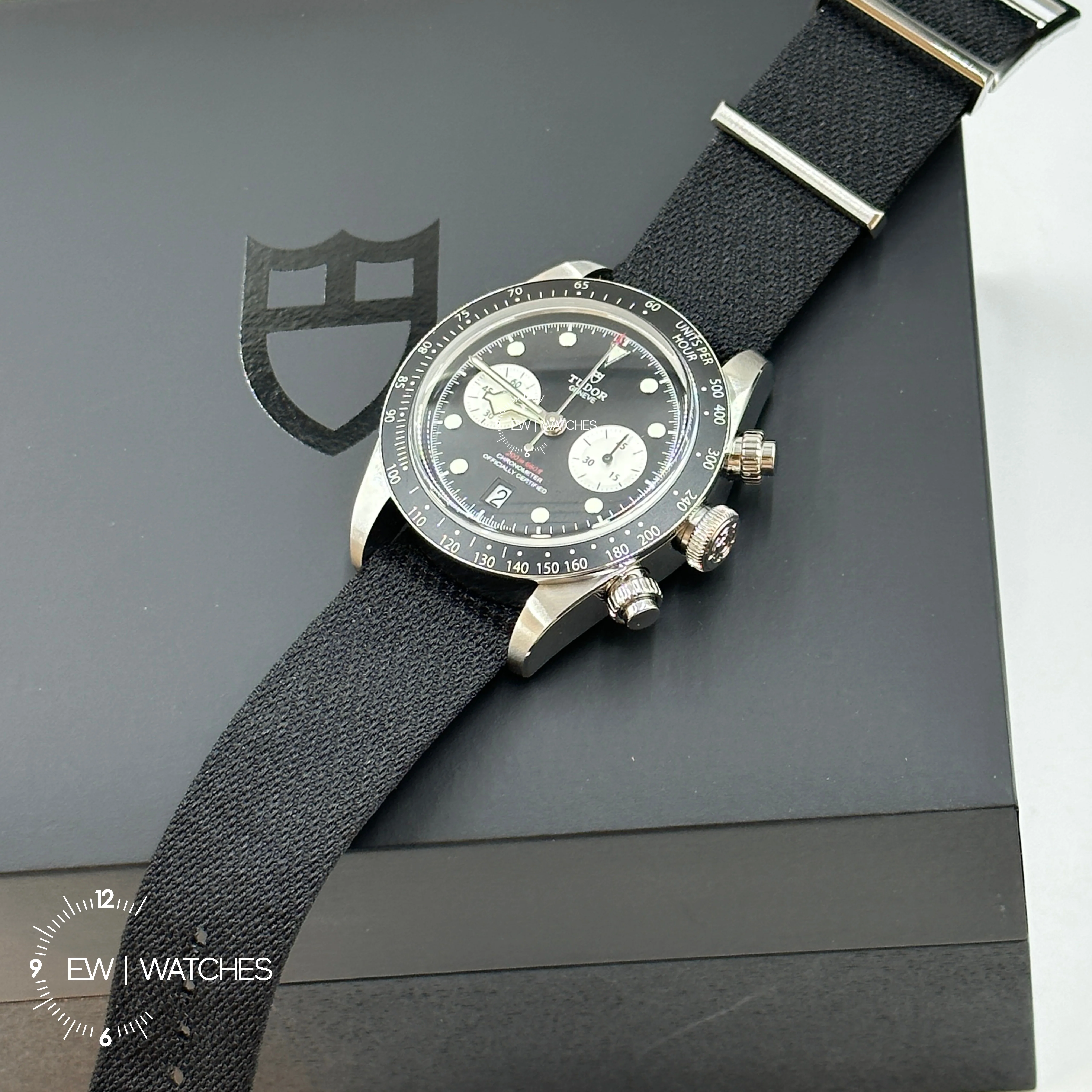 Tudor Black Bay Chrono 41mm 79360N-0007 Black Woven 2023 - Image 8
