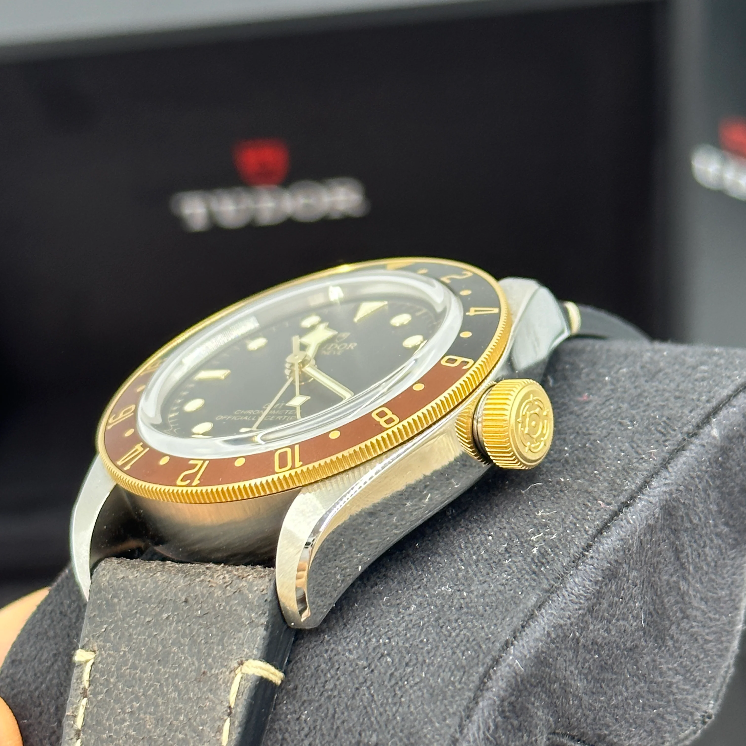 Tudor Black Bay GMT41mm 79833Mn-0003 Leather Strap 2024 - Image 11