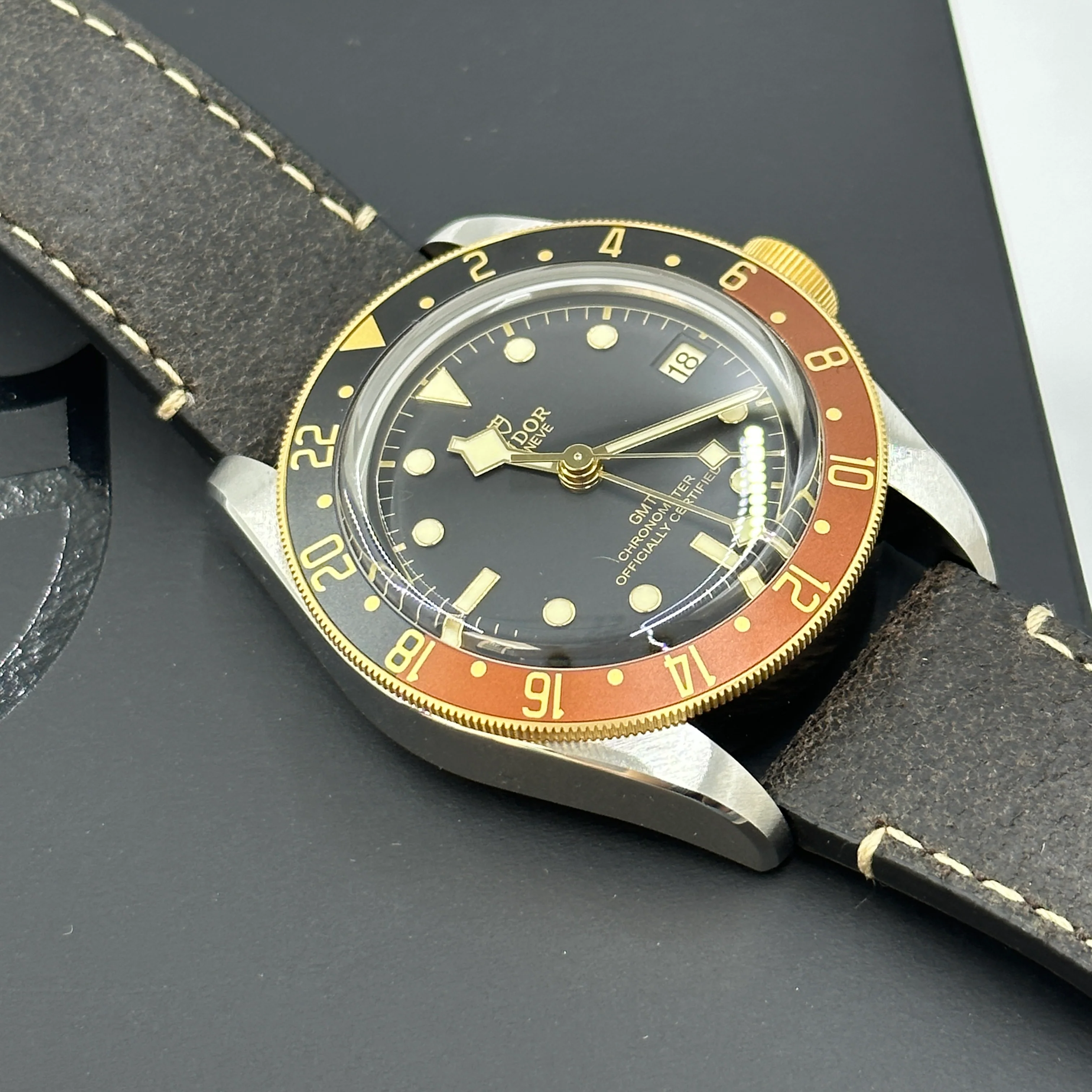 Tudor Black Bay GMT41mm 79833Mn-0003 Leather Strap 2024 - Image 13