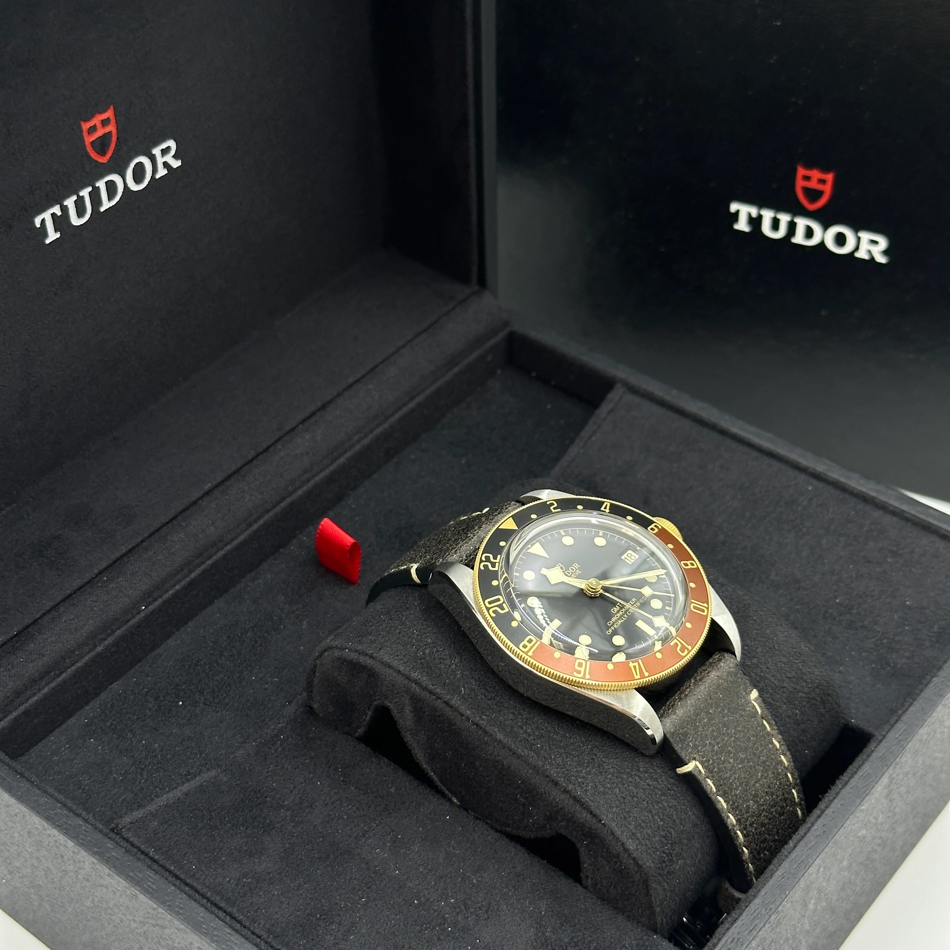 Tudor Black Bay GMT41mm 79833Mn-0003 Leather Strap 2024 - Image 5