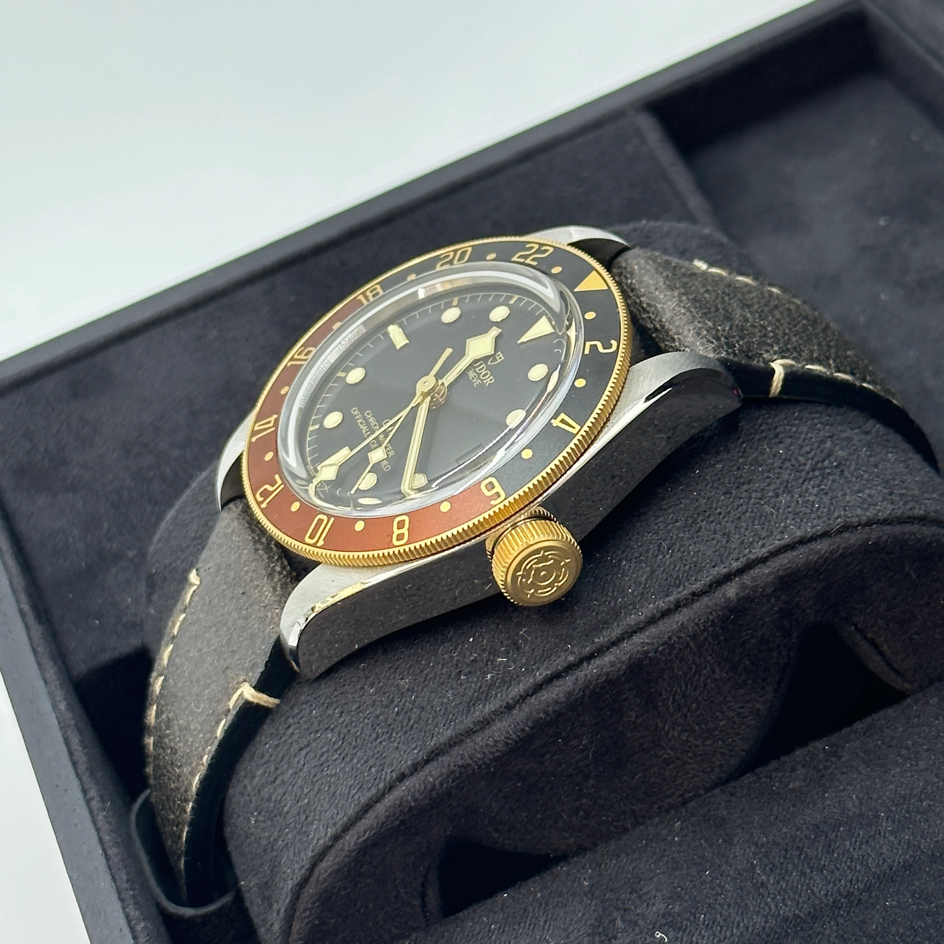Tudor Black Bay GMT41mm 79833Mn-0003 Leather Strap 2024 - Image 6