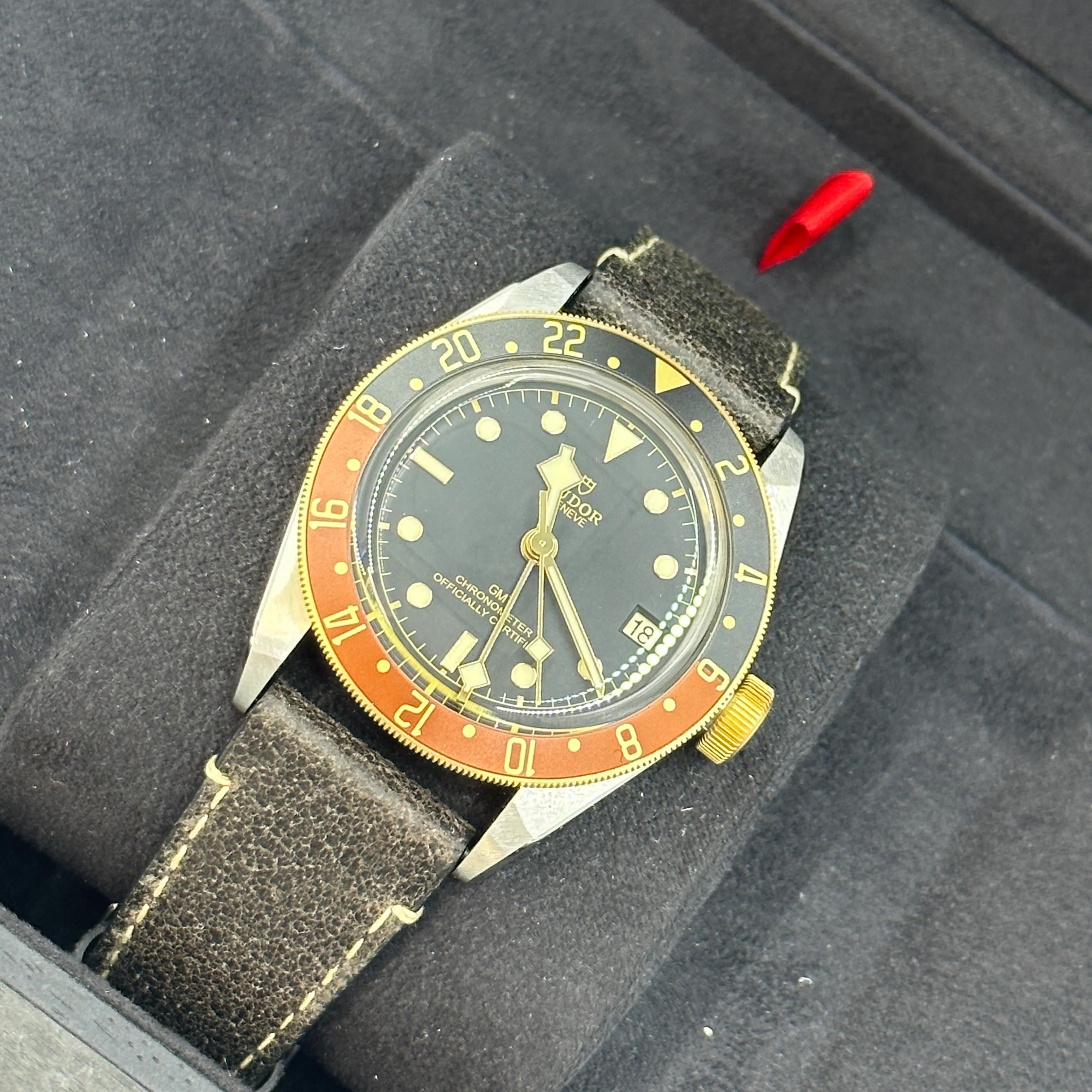 Tudor Black Bay GMT41mm 79833Mn-0003 Leather Strap 2024 - Image 8