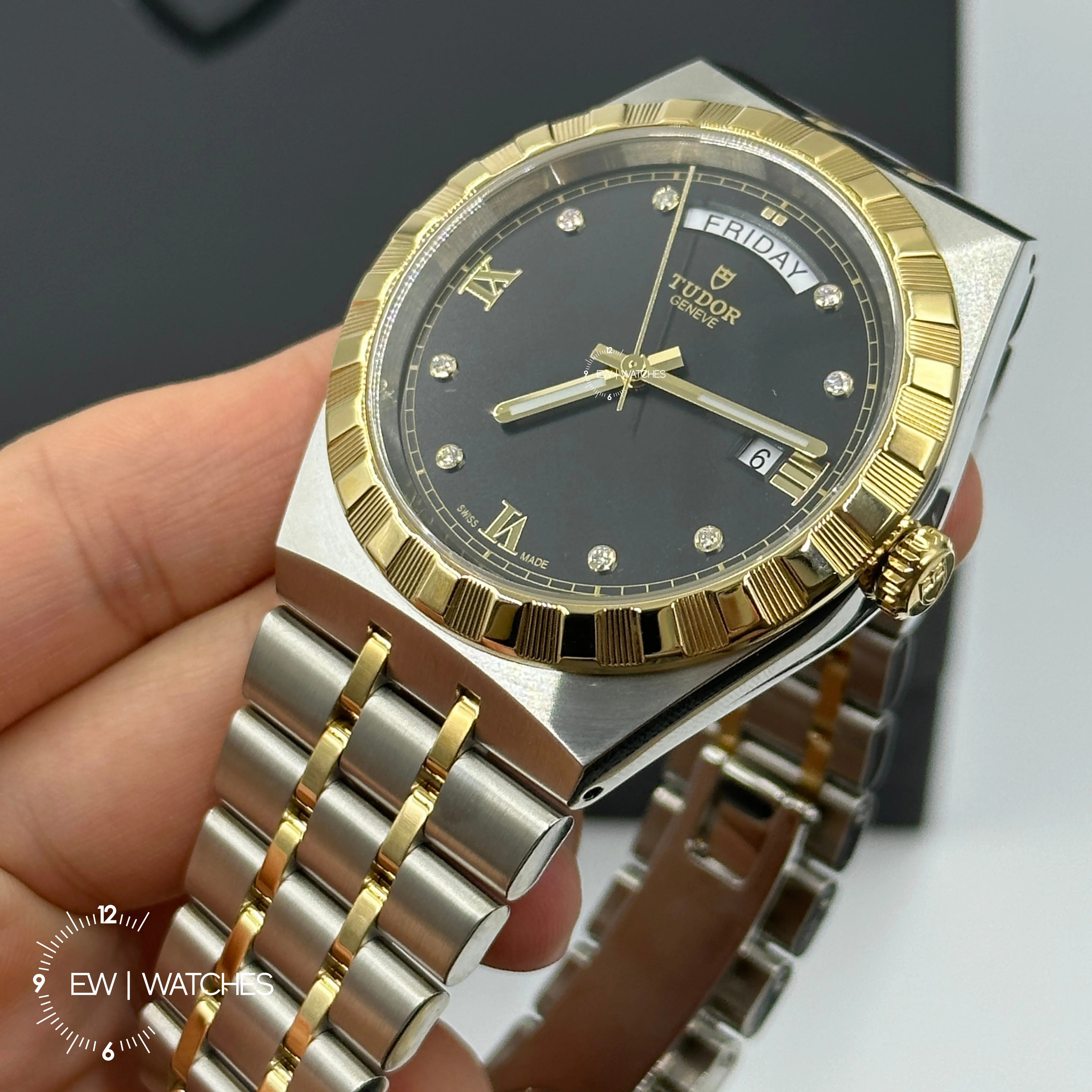 Tudor Royal 41mm 28603-0005 Black Diamonds 2023 - Image 8