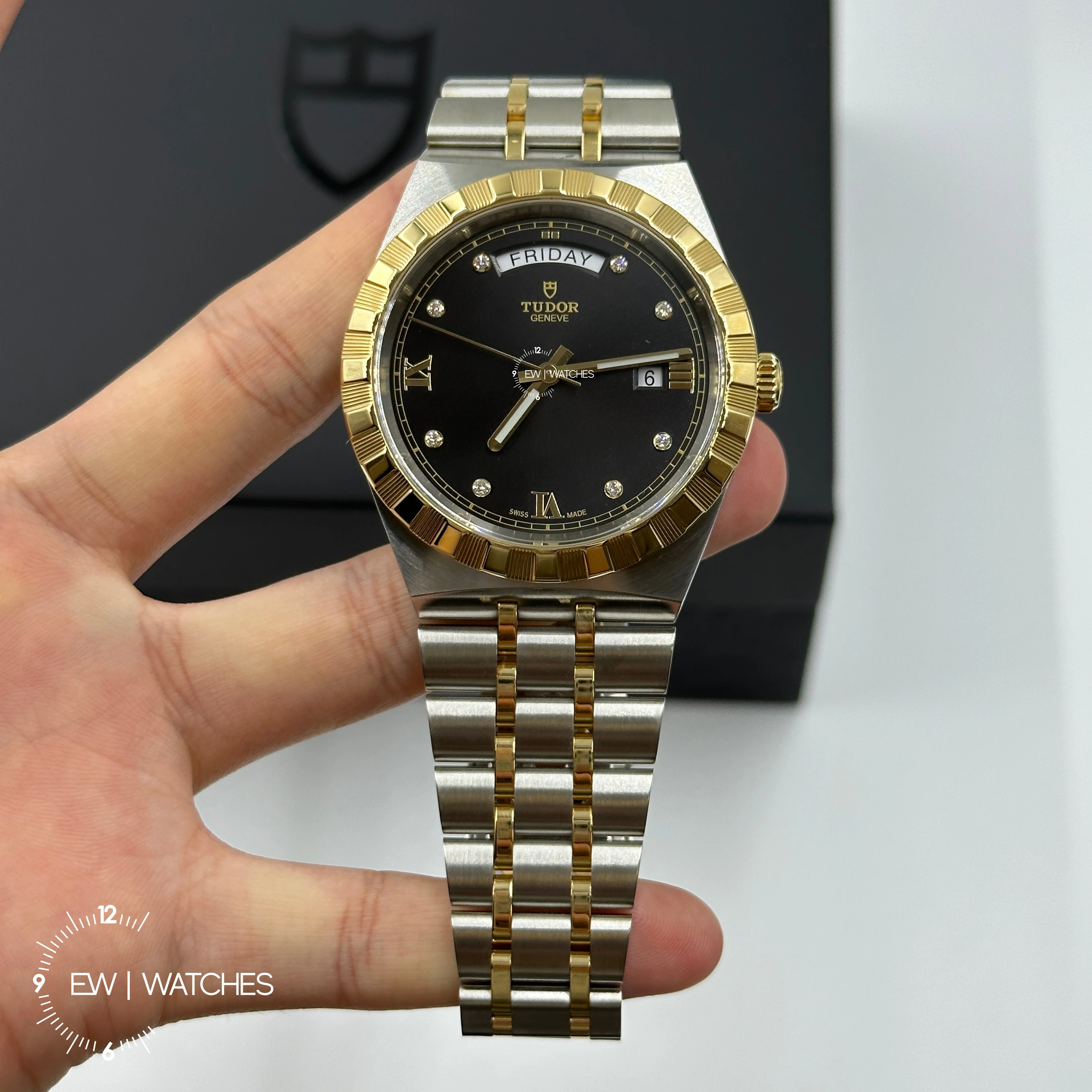 Tudor Royal 41mm 28603-0005 Black Diamonds 2023 - Image 9